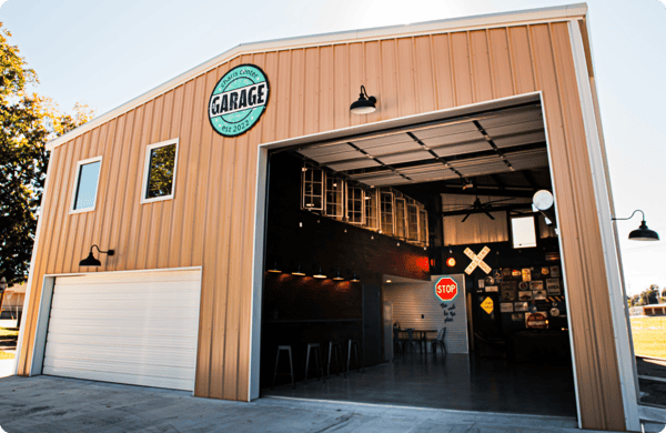Garage exterior
